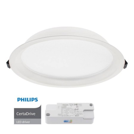 Downlight BOL, 44W, Certadrive, CCT, CRI a 90, UGR17, IP54