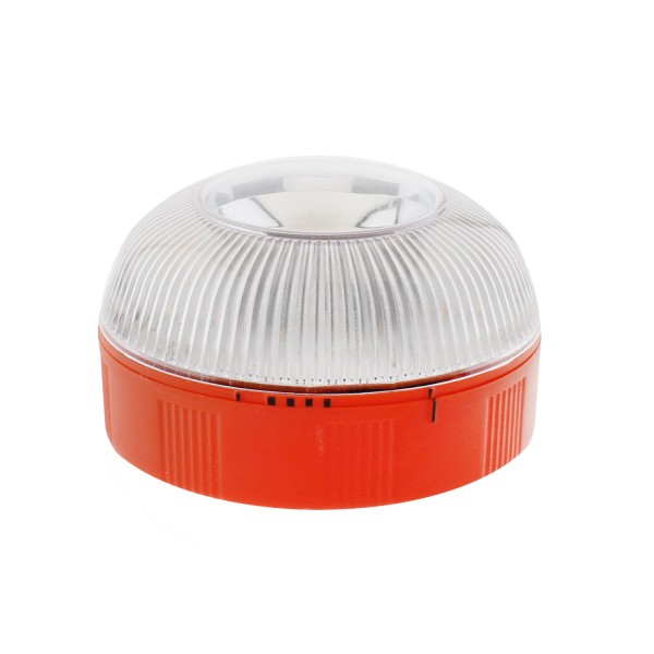 Linterna con luz de emergencia batería recargable con base magnética
