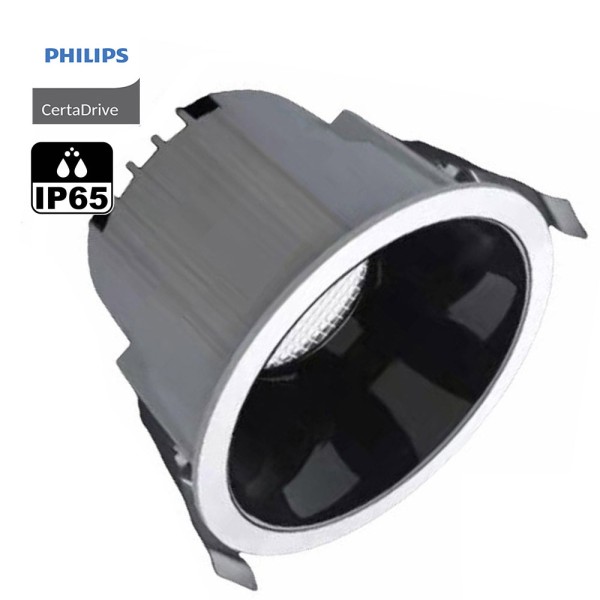 Downlight Led KOB Bridgelux, Driver Certadrive , 40W, CCT, IP65