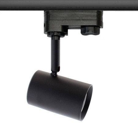 RAIL COOK Housing GU10, negro, foco carril trifásico