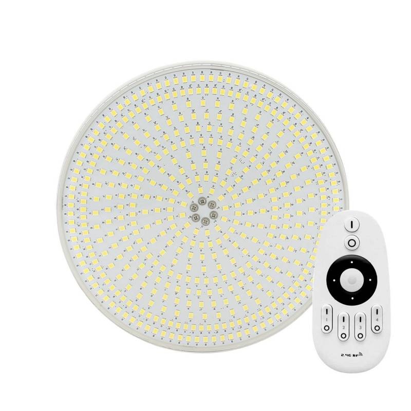 Kit Lámpara LED SLIM PAR56 para piscinas, 12V DC, IP68, 35W + mando