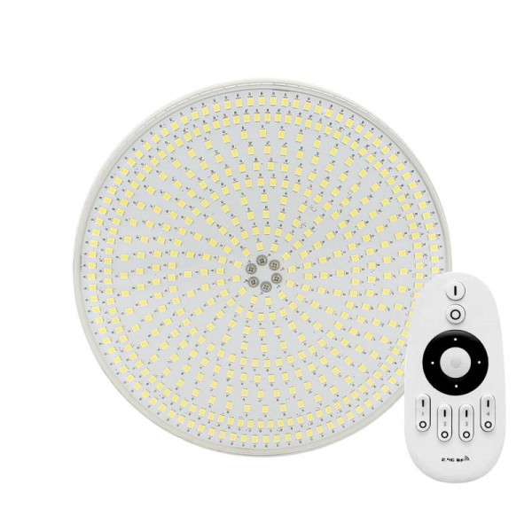 Kit Lámpara LED SLIM PAR56 para piscinas, 12V DC, IP68, 35W + mando