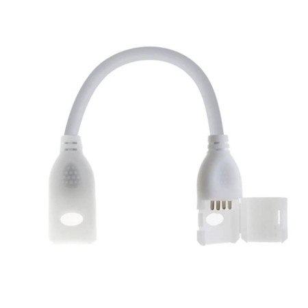 Conector alimentador-tira led 220V-RGB, conectores rápidos