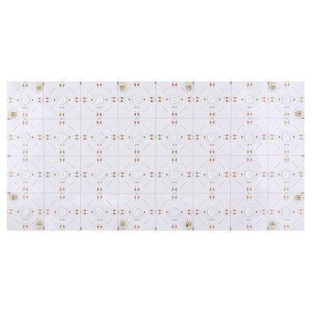 Hoja flexible DC24V, IP20, 240*480mm, 32led, lente 180º, 25W