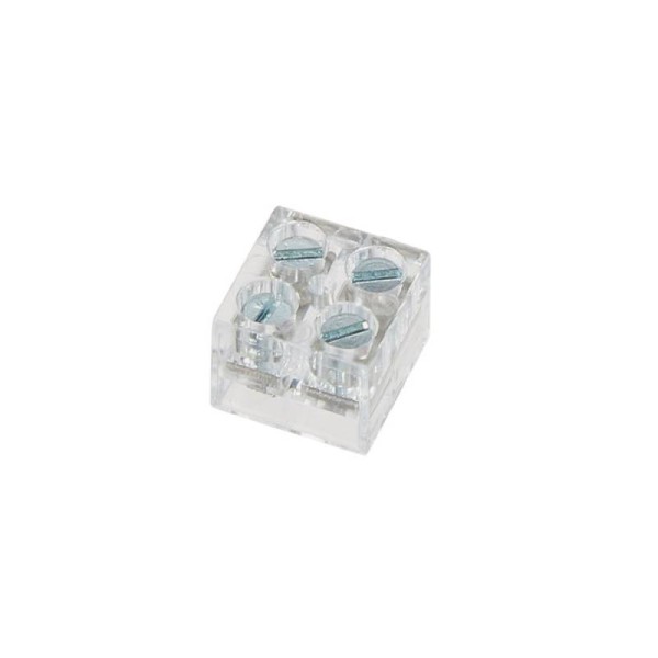 Conector con tornillos para unión de tiras LED, 8mm