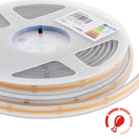 Tira LED Monocolor COB, DC24V, 5m (512Led/m), 60W, IP66, Carnes y frutas