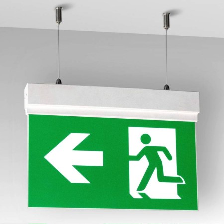 Luz de emergencia LED SIGN Suspendida SL1