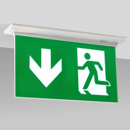 Luz de emergencia LED SIGN Empotrada SL2