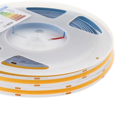Tira LED Monocolor COB, ChipLed Samsung, DC24V, 5m (320Led/m), 60W, IP20