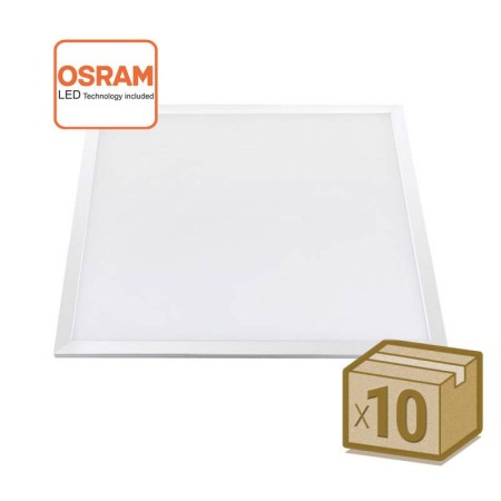 Pack 10 x Panel LED 48W-40W-36W-24W, 60x60cm, chip led Osram