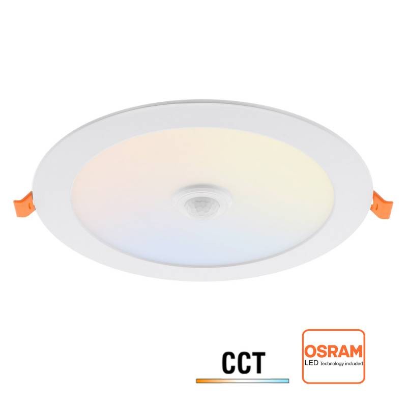 Downlight Led, 24W-22W-20W-18W, Sensor movimiento, 4CCT