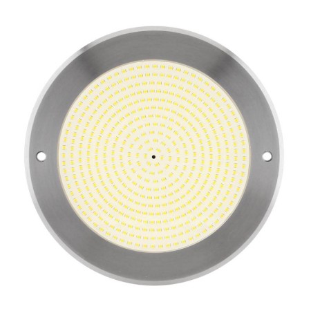 Lámpara LED SLIM 5mm Ø230mm para piscinas, 12V AC/DC, IP68, 35W, acero inox 316