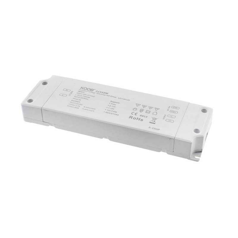 Fuente de alimentación Slim DC24V/60W/2,5A, 0/1-10V, TRIAC, 5 en 1