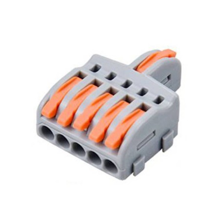 Conector rápido 1 a 5 cables 0,2-2,5mm2