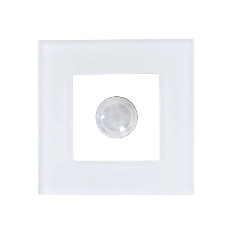 Interruptor Detector de Movimiento IR KOOB frontal PC blanco