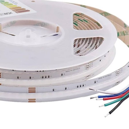 Tira LED RGB+W COB, DC24V, 5m (784Led/m), 100W, IP20