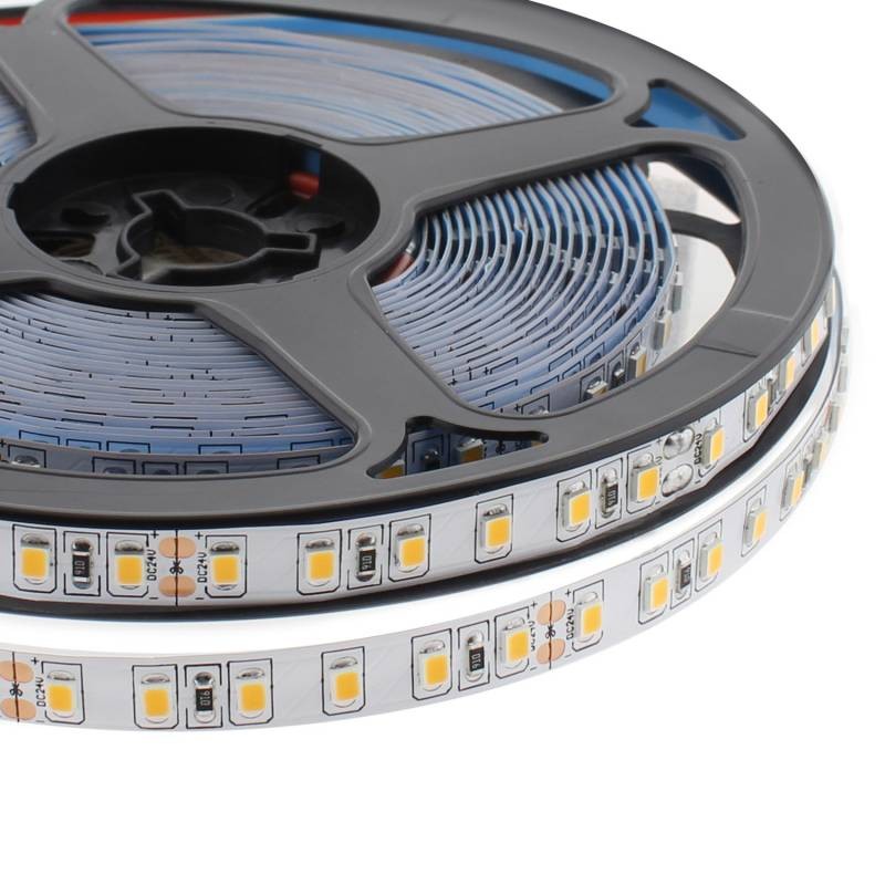 Tira LED Monocolor SMD2835, DC24V, 5m (120Led/m), 80W, IP20
