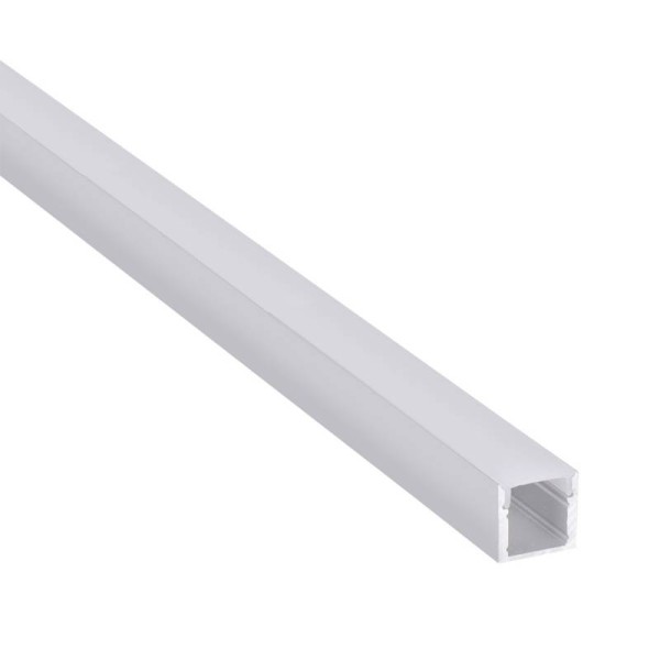 KIT - Perfil aluminio SATO para tiras LED, 2 metros
