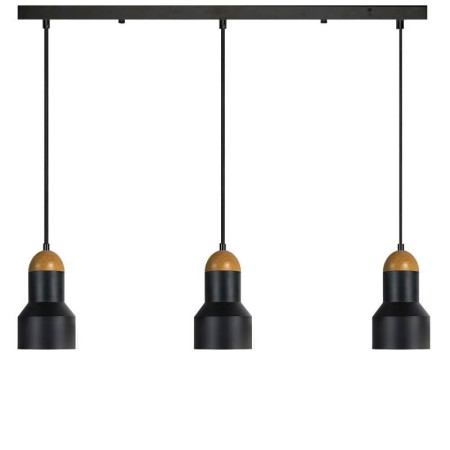Lámpara colgante led KORE 36W regulable, negro