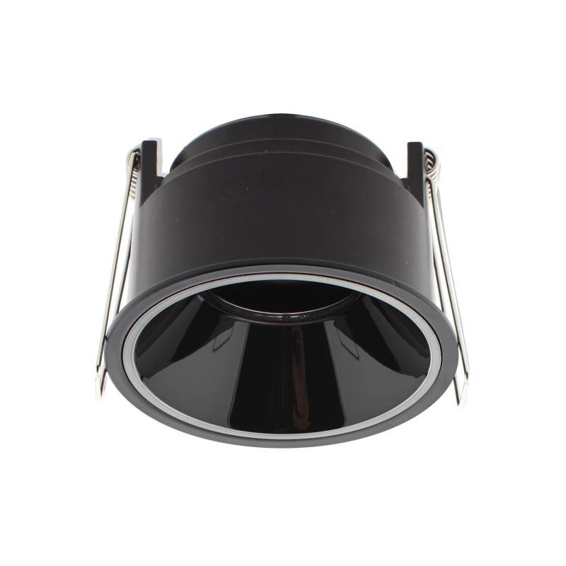 Downlight Led MOS UGR17 Round, 7W, negro/negro