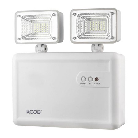 Luz de emergencia LED ROMLUX, Estanca IP65, Industrial
