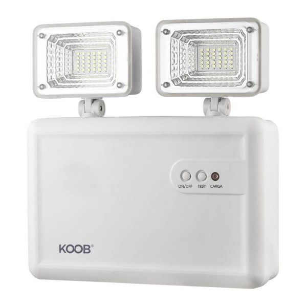 Luz de emergencia LED ROMLUX, Estanca IP65, Industrial