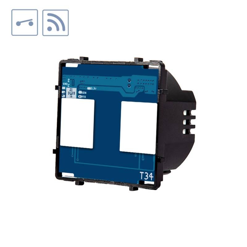 Interruptor / Conmutador táctil + WiFi doble KOOB