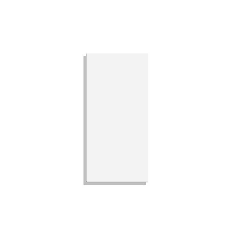 Tapa plástico blanco media tecla KOOB