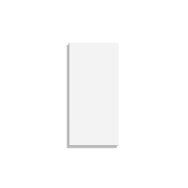Tapa plástico blanco media tecla KOOB