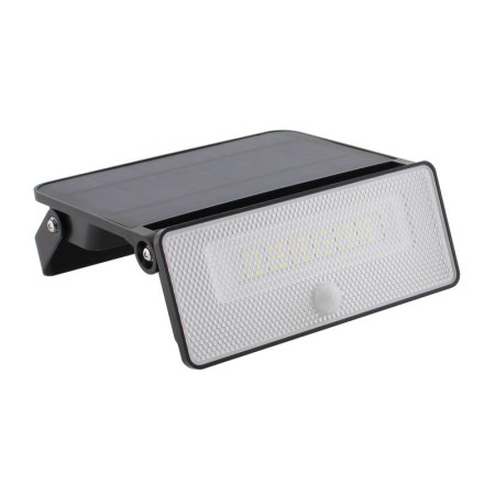 Aplique LED SOLAR TAZ 50W, sensor PIR, batería reemplazable, x2Litio 3,7V - 2200mAH