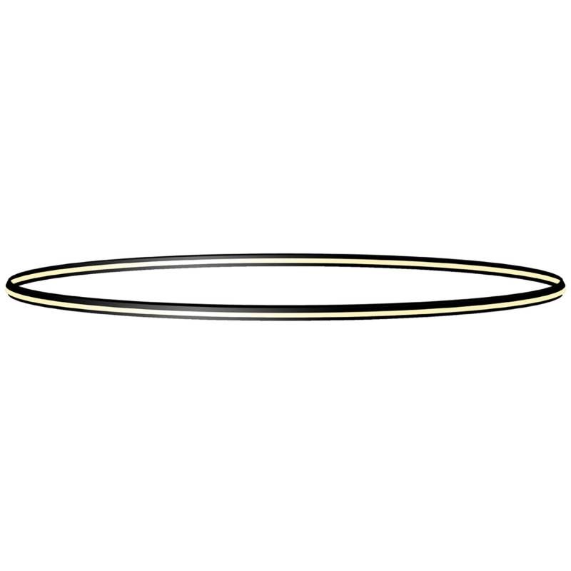 KIT - Perfil aluminio circular CYCLE IN+OUT, Ø1400mm, negro