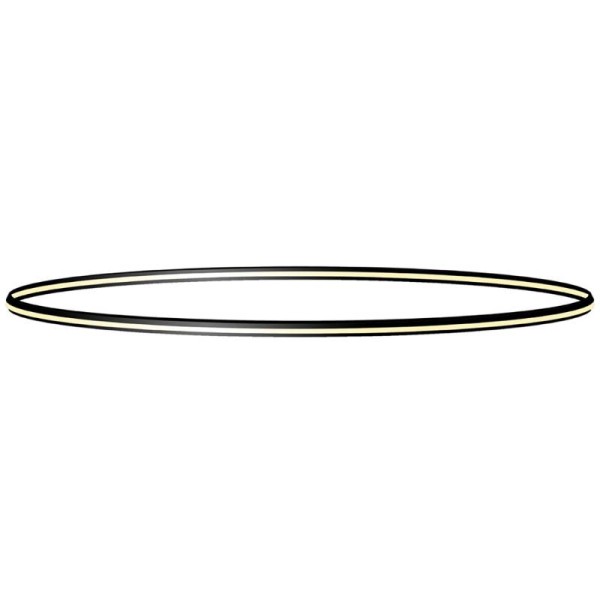 KIT - Perfil aluminio circular CYCLE IN+OUT, Ø1400mm, negro