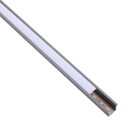 Perfil de aluminio LED LUX SMD2025, DC12V, 200cm, Corte 9mm, 16W, IP20