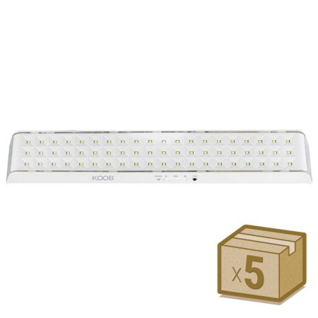 Pack 5 x Luz de emergencia Led EMERLUX F715, No permanente