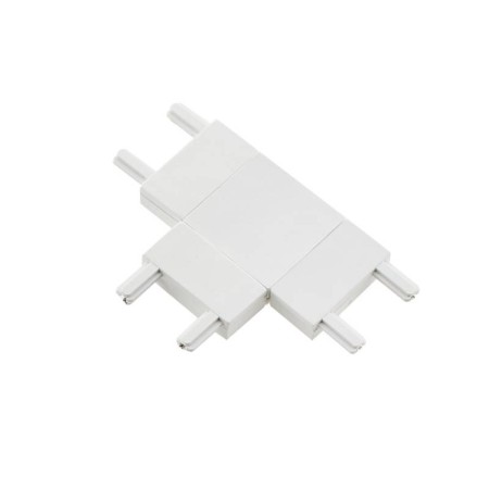 Conector T Carril SLIM 48V, blanco