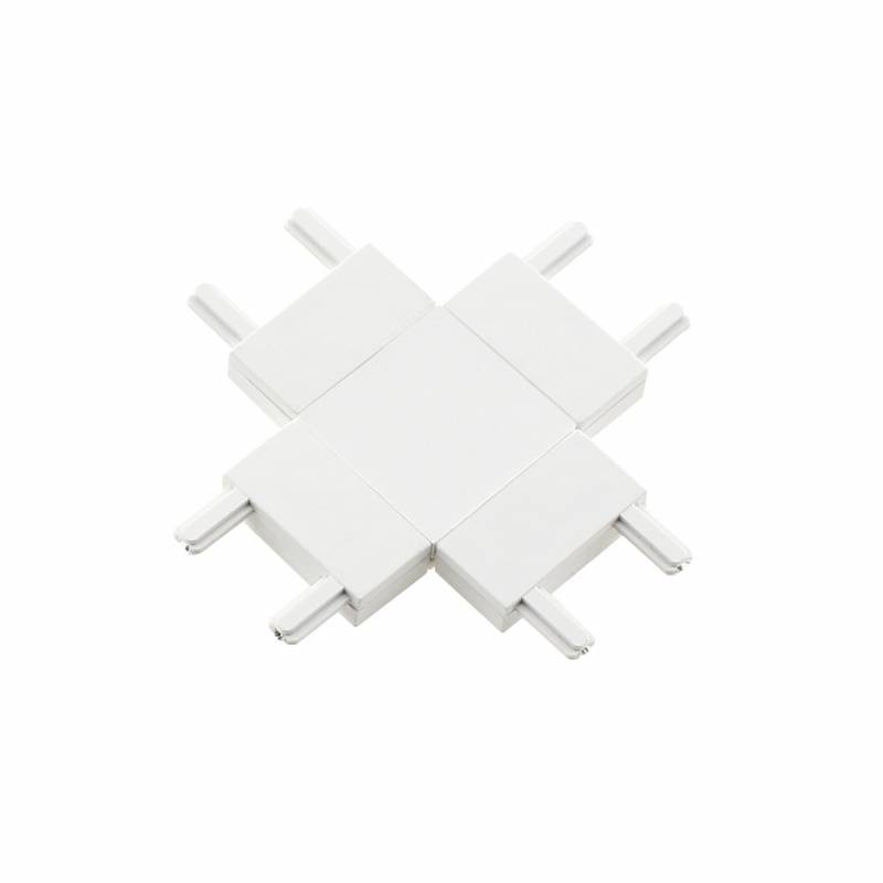Conector X Carril SLIM 48V, blanco
