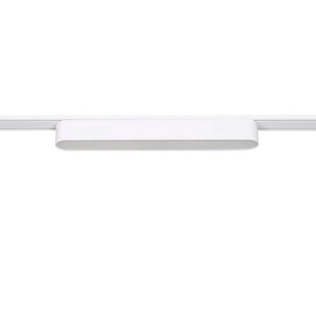 Foco carril SNOW SLIM 252mm 48V, 12W, 90º, blanco