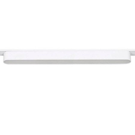 Foco carril SNOW SLIM 378mm 48V, 18W, 90º, blanco