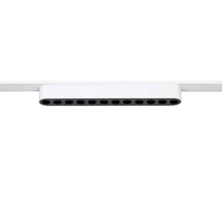 Foco carril SNOW SLIM 252mm 48V, 12W, 24º, UGR16, blanco