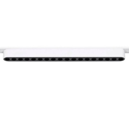 Foco carril SNOW SLIM 378mm 48V, 18W, 24º, UGR16, blanco
