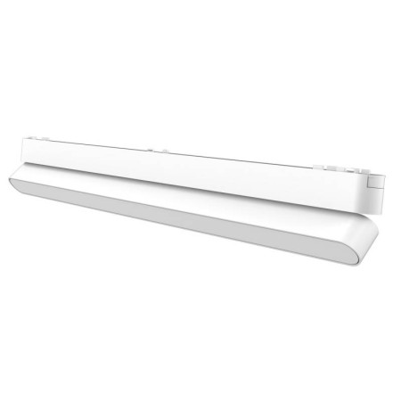 Foco carril SNOW SLIM 378mm Basculante 48V, 18W, 90º, blanco