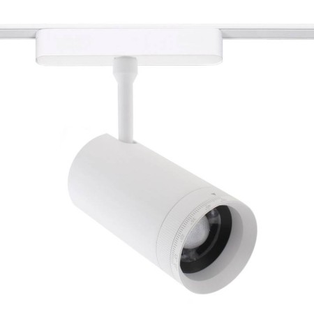 Foco carril SPOT SLIM 48V, 18W, 10-55º ajustable, blanco