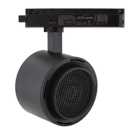 Foco carril Monofásico ROMA, 40W-34W, negro, regulable 24º-60º, UGR13, CCT