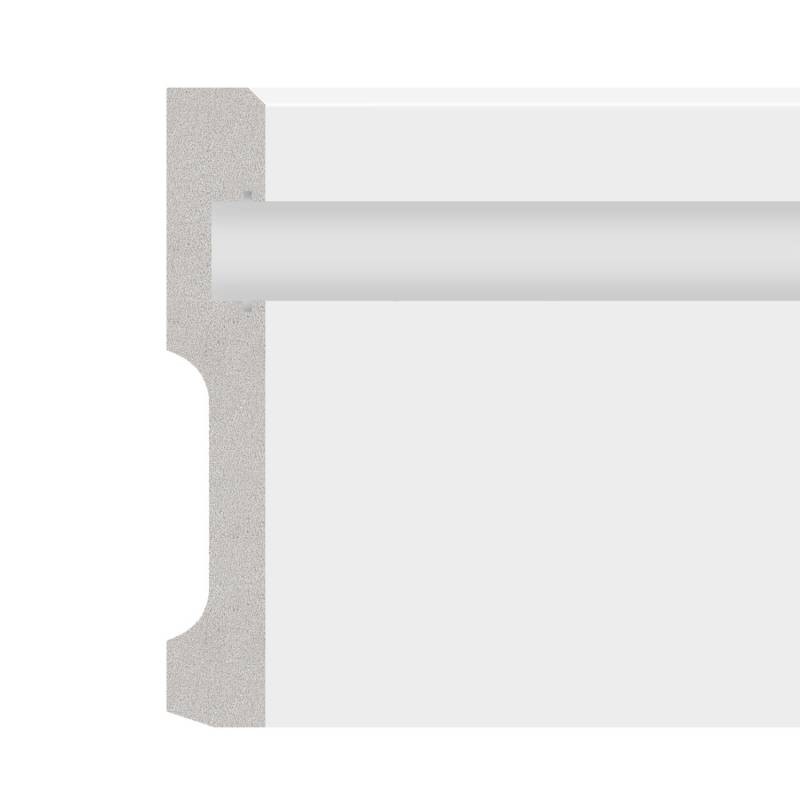 Moldura Rodapié para Tira Led KB20, 2m