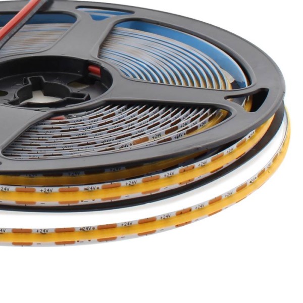Tira LED COB, DC24V, 10 metros (264Led/m), Corte 10mm, 90W, IP20