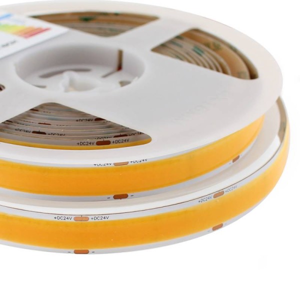 Tira LED COB, ChipLed Samsung, DC24V, 5m (960Led/m), 125W, PCB 15mm, IP20