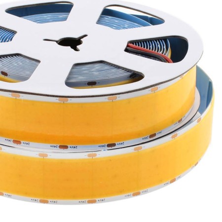 Tira LED COB, ChipLed Samsung, DC24V, 5m (1600Led/m), 200W, PCB 30mm, IP20