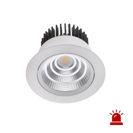 Luz de emergencia LED KOL, 12W, Permanente / No permanente
