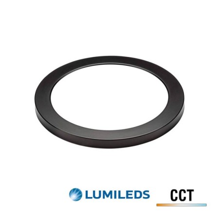 Downlight / Plafón Led BOL, 18W, LUMILED Chip, CCT ajustable, negro