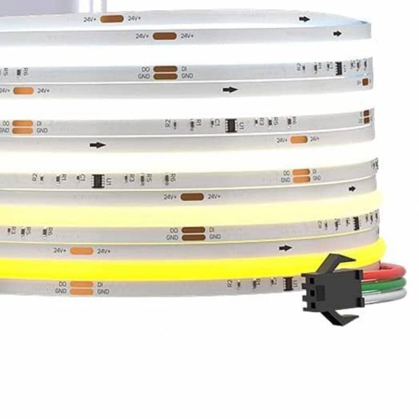 Tira LED Monocolor SPI WS2811 COB, DC24V, 5m (360Led/m), 55W, IP20